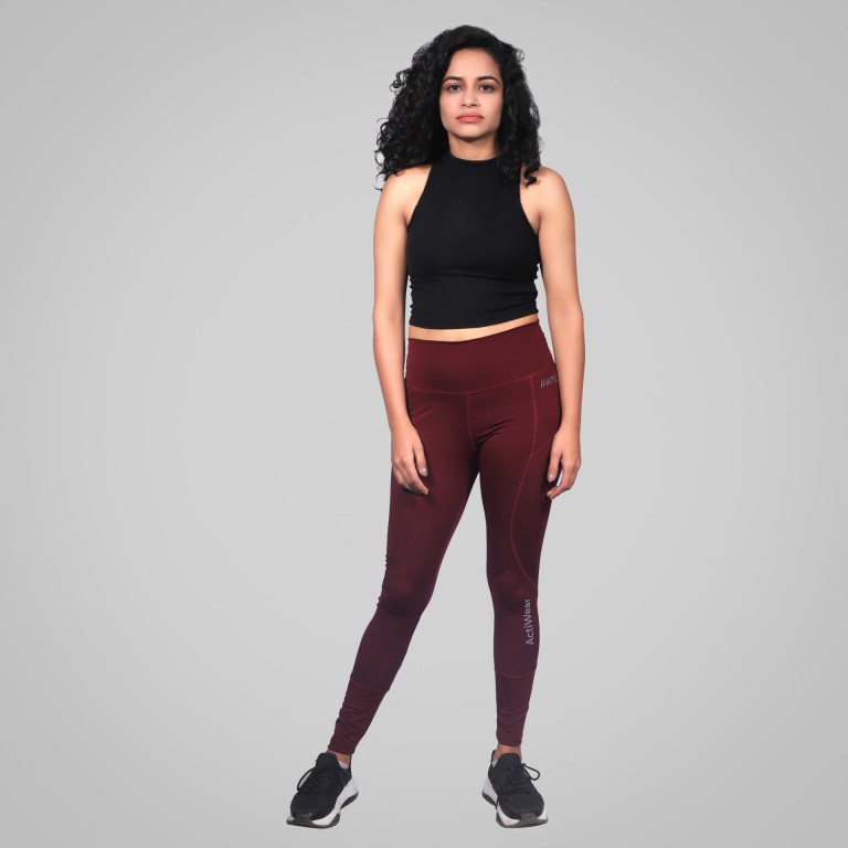 Buy Pink Leggings for Women by Outryt Sport Online | Ajio.com